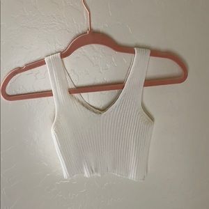 white brandy tank top